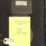 Aliquippa Service Canteen Scrapbook Cover