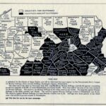 The Men's League for Woman Suffrage published this map in 1915 detailing the Pennsylvania county vote breakdown.